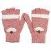 Перчатки-варежки с откидным верхом GSMIN Warm Shelter  (Розовый)