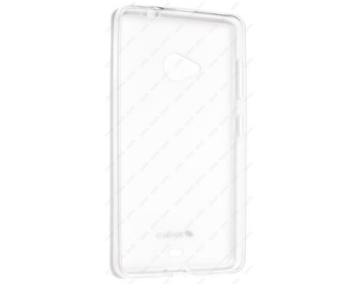 Чехол силиконовый для Microsoft Lumia 535 Dual sim Melkco Poly Jacket TPU (Прозрачный)