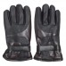 Кожаные мужские перчатки для сенсорных экранов Gsmin Leather Gloves (Черный)