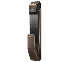 Врезной биометрический замок Samsung SHS-P718 XBU Brown