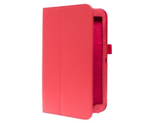 Кожаный чехол подставка для Huawei MediaPad M1 8.0 (Красный)