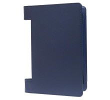 Кожаный чехол подставка для Lenovo Yoga Tablet 8 B6000 (Синий)