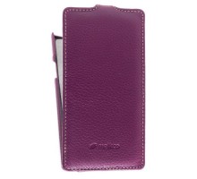 Кожаный чехол для Sony Xperia S / LT26i / Arc HD Melkco Premium Leather Case - Jacka Type (Purple LC)