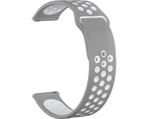 Ремешок силиконовый GSMIN Sport Edition 20 для Withings Steel HR (Серый)