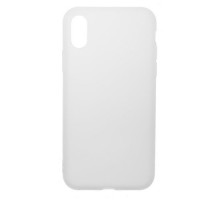 Чехол силиконовый для Apple iPhone X/XS RHDS Soft Matte TPU (Прозрачно-матовый)