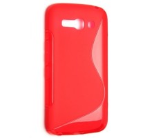 Чехол силиконовый для Alcatel One Touch Pop C9 7047 S-Line TPU (Красный)