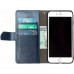 Кожаный чехол-книжка GSMIN Series Ktry для Huawei Nova Lite (2017) с магнитной застежкой (Синий)