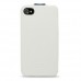 Кожаный чехол для Apple iPhone 4/4S Melkco Leather Case - Jacka Type Limited Edition (White/Blue LC)