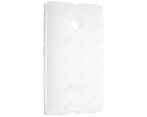 Чехол силиконовый для Microsoft Lumia 532 Dual sim Melkco Poly Jacket TPU (Прозрачный)