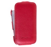 Кожаный чехол для Samsung Galaxy Mini 2 (S6500) Melkco Premium Leather Case - Jacka Type (Red LC)