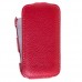 Кожаный чехол для Samsung Galaxy Mini 2 (S6500) Melkco Premium Leather Case - Jacka Type (Red LC)