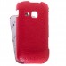 Кожаный чехол для Samsung Galaxy Mini 2 (S6500) Melkco Premium Leather Case - Jacka Type (Red LC)