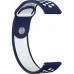 Ремешок силиконовый GSMIN Sport Edition для Apple Watch 42/44mm (Синий)