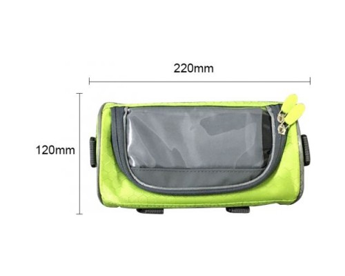Велосипедная сумка GSMIN BF4 на руль (Зеленый)