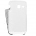 Кожаный чехол для Samsung S6102 Galaxy Y Duos Melkco Premium Leather Case - Jacka Type (White LC)