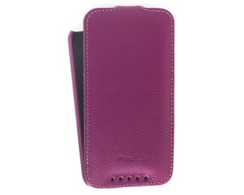 Кожаный чехол для HTC Desire 601 Melkco Premium Leather Case - Jacka Type (Purple LC)