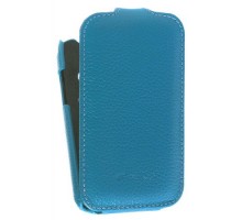 Кожаный чехол для Samsung Galaxy Ace Duos S6802 Melkco Premium Leather Case - Jacka Type (Blue LC)