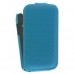 Кожаный чехол для Samsung Galaxy Ace Duos S6802 Melkco Premium Leather Case - Jacka Type (Blue LC)