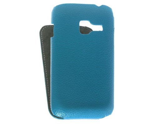 Кожаный чехол для Samsung Galaxy Ace Duos S6802 Melkco Premium Leather Case - Jacka Type (Blue LC)