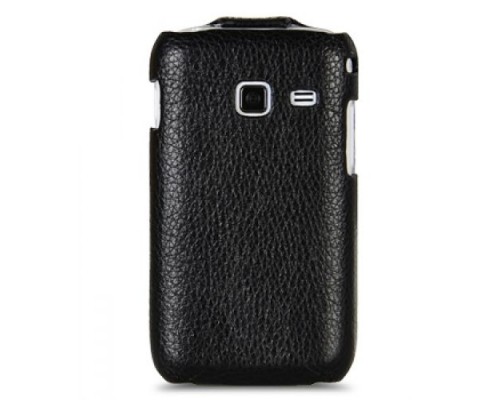 Кожаный чехол для Samsung S6102 Galaxy Y Duos Melkco Premium Leather Case - Jacka Type (Black LC)