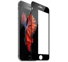 Противоударное защитное стекло для Apple iPhone 6 / 6S GSMIN Thin Frame на весь экран (Черный)