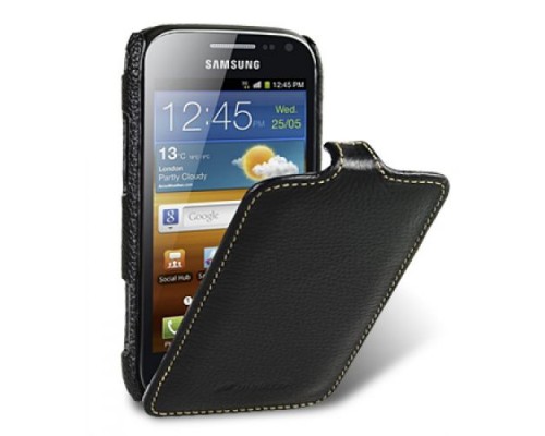 Кожаный чехол для Samsung Galaxy Ace 2 i8160 Melkco Premium Leather Case - Jacka Type (Black LC)