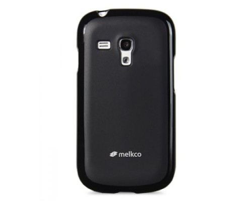 Чехол силиконовый для Samsung Galaxy S3 Mini (i8190) Melkco Poly Jacket TPU (Black Mat)