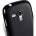 Чехол силиконовый для Samsung Galaxy S3 Mini (i8190) Melkco Poly Jacket TPU (Black Mat)