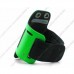 Спортивный чехол на руку для телефона размером не более 125х67 мм (Зеленый)