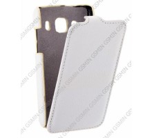 Кожаный чехол для Samsung Galaxy Xcover S5690 Melkco Leather Case - Jacka Type (White LC)