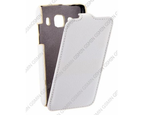 Кожаный чехол для Samsung Galaxy Xcover S5690 Melkco Leather Case - Jacka Type (White LC)