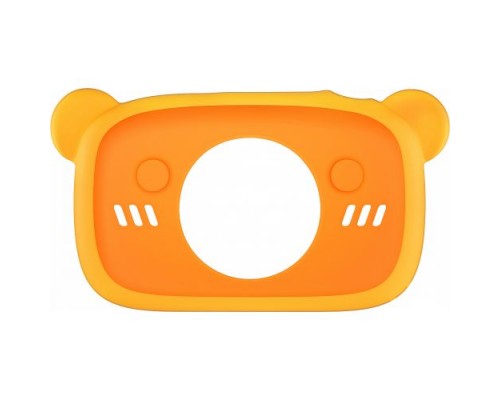 Чехол GSMIN Bear Case для детской цифровой камеры GSMIN Fun Camera (Оранжевый)
