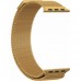 Ремешок металлический GSMIN Milanese Loop для Apple Watch 42/44mm (Золотой)