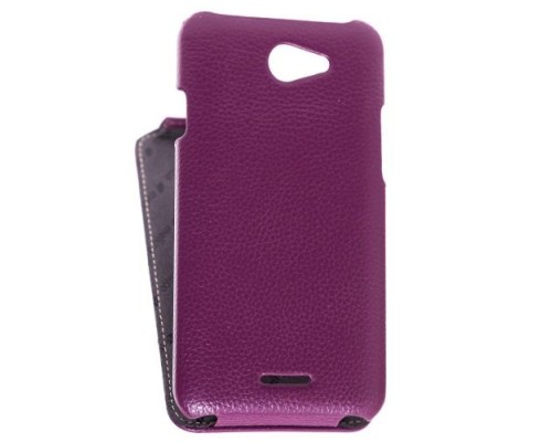 Кожаный чехол для HTC Desire 516 Dual Sim Melkco Premium Leather Case - Jacka Type (Purple LC)