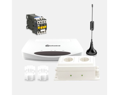 Система GSM контроля температуры помещений с помощью телефона EctoСontrol Управление (Комплектация 3)