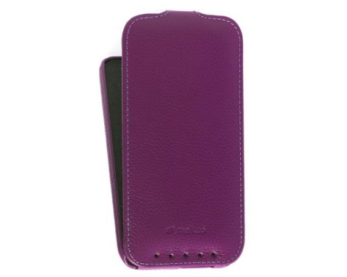 Кожаный чехол для HTC One 2 M8 Melkco Leather Case - Jacka Type (Purple LC)