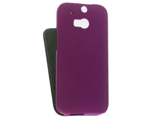 Кожаный чехол для HTC One 2 M8 Melkco Leather Case - Jacka Type (Purple LC)