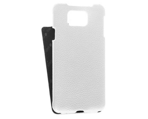 Кожаный чехол для Samsung Galaxy Alpha (G850F) Melkco Leather Case - Jacka Type (White LC)