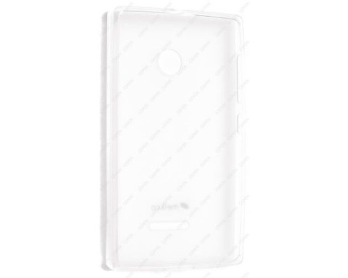 Чехол силиконовый для Microsoft Lumia 435 Dual sim Melkco Poly Jacket TPU (Прозрачно-Матовый)