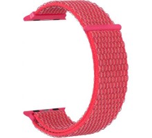 Ремешок нейлоновый GSMIN Woven Nylon для Apple Watch 42/44mm (Розовый)