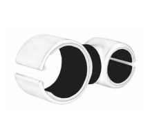 Универсальный держатель GSMIN Round Holder для телефона на велосипед (Бело-чёрный)