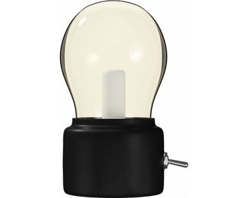 Настольная лампа HRS Bulb Lamp со встроенным аккумулятором (Черный)