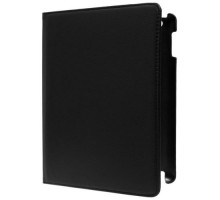 Кожаный чехол GSMIN Series RT для iPad 2/3 и iPad 4 Вращающийся (Черный)