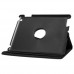Кожаный чехол GSMIN Series RT для iPad 2/3 и iPad 4 Вращающийся (Черный)