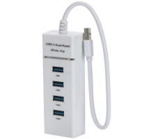 USB-концентратор (разветвитель HUB) на 4 порта USB 3.0 с LED-подсветкой (Белый)