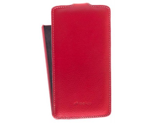 Кожаный чехол для LG G3 D855 Melkco Premium Leather Case - Jacka Type (Red LC)