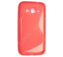 Чехол силиконовый для Samsung Galaxy Core Prime Duos G360H S-Line TPU (Красный)