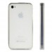 Чехол силиконовый для Apple iPhone 4 / 4S Melkco Poly Jacket (Transparent Mat)