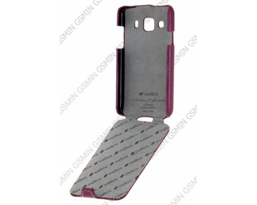 Кожаный чехол для Samsung Galaxy Xcover S5690 Melkco Leather Case - Jacka Type (Purple LC)