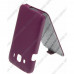 Кожаный чехол для Samsung Galaxy Xcover S5690 Melkco Leather Case - Jacka Type (Purple LC)